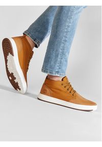 Timberland Sneakersy Davis Square TB0A1OI32311 Brązowy. Kolor: brązowy. Materiał: nubuk, skóra #9