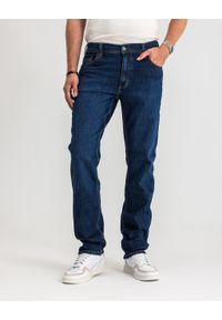 Męskie Spodnie Jeansowe Mustang Style Washington Straight Denim Blue 1017119 5000 882 #4
