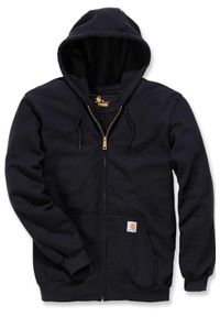 Bluza sportowa męska z kapturem Carhartt Midweight Hooded Zip Sweatshirt. Typ kołnierza: kaptur. Kolor: czarny