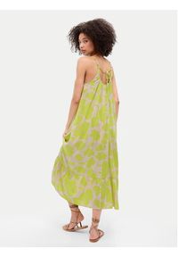 GAP - Gap Sukienka letnia 670217-03 Zielony Loose Fit. Kolor: zielony. Materiał: bawełna. Sezon: lato