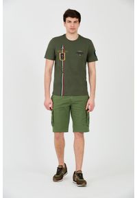 Aeronautica Militare - AERONAUTICA MILITARE Zielony t-shirt Frecce Tricolori Short Sleeve. Kolor: zielony #7