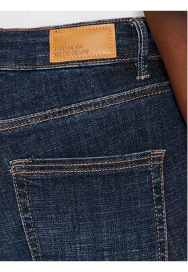 Vero Moda Jeansy Flash 10310822 Granatowy Skinny Fit. Kolor: niebieski