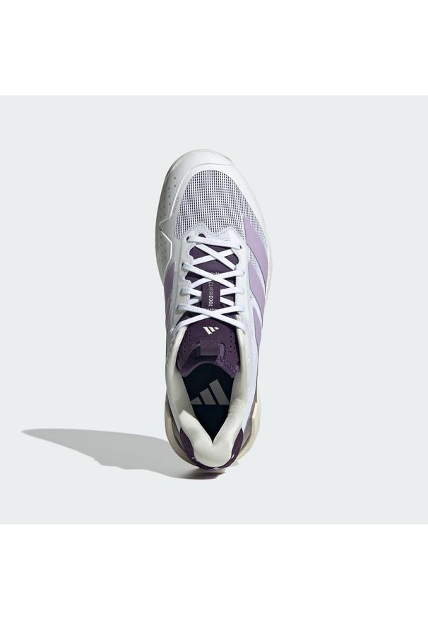 Adidas - Buty Adizero Ubersonic 5 Tennis. Kolor: fioletowy, biały, różowy, wielokolorowy. Sport: tenis