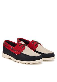 TOMMY HILFIGER - Tommy Hilfiger Mokasyny Light Sde FM0FM05747 Kolorowy. Materiał: zamsz, skóra. Wzór: kolorowy #4