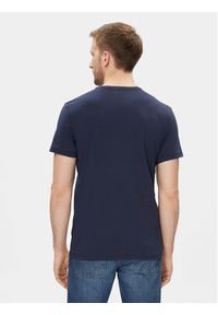 Guess T-Shirt Caleb U97M00 KCD31 Niebieski Slim Fit. Kolor: niebieski. Materiał: bawełna