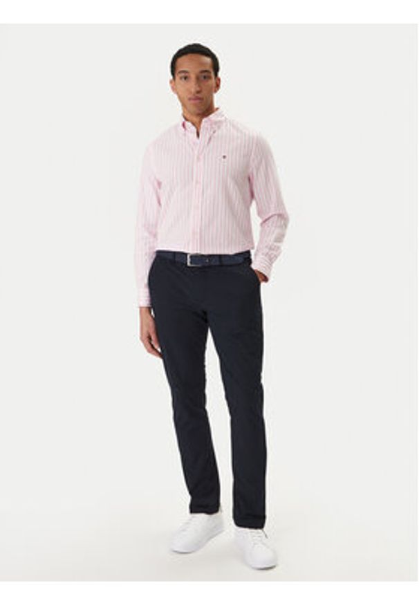 TOMMY HILFIGER - Tommy Hilfiger Koszula MW0MW42440 Różowy Regular Fit. Kolor: różowy. Materiał: bawełna