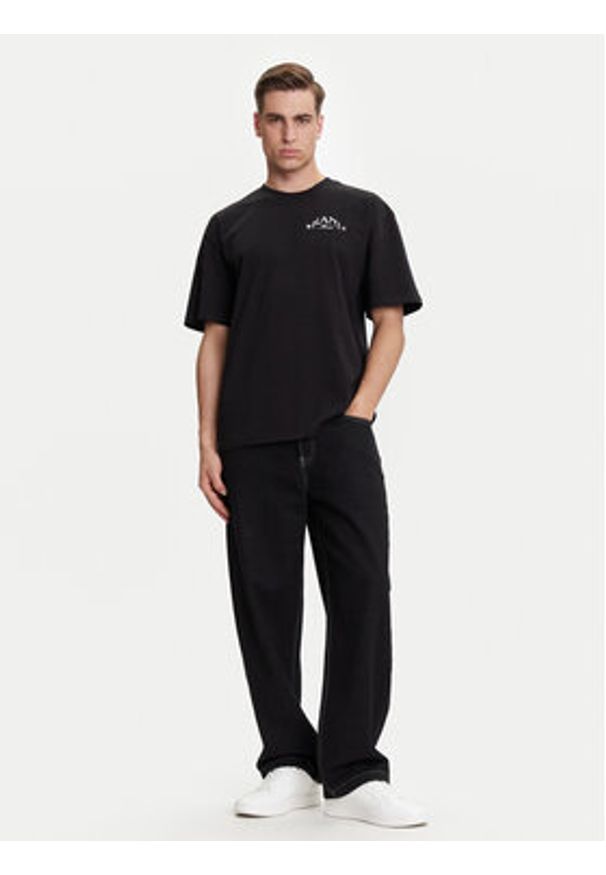 Karl Kani T-Shirt Palm Print PD00005331 Czarny Relaxed Fit. Kolor: czarny. Materiał: bawełna. Wzór: nadruk