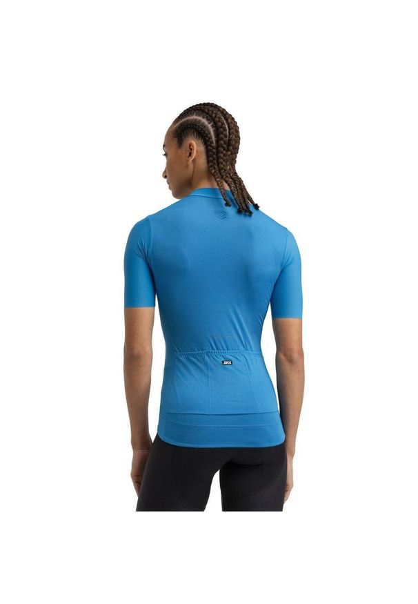 SIROKO - Damska ultralekka koszulka rowerowa Kolarstwo Siroko SRX Vanguard. Kolor: niebieski. Materiał: jersey. Sport: kolarstwo