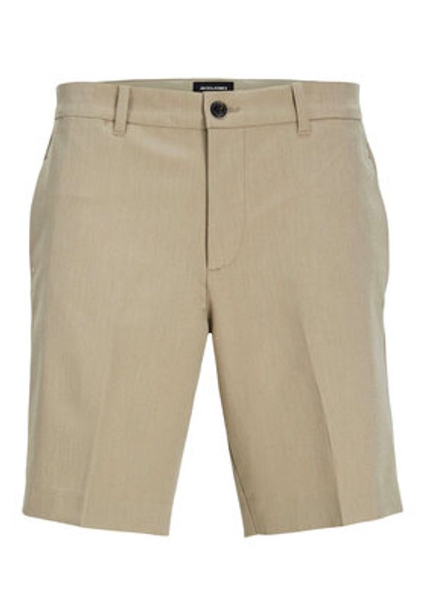 Jack & Jones Szorty materiałowe Stace 12271357 Beżowy Relaxed Fit. Kolor: beżowy. Materiał: syntetyk