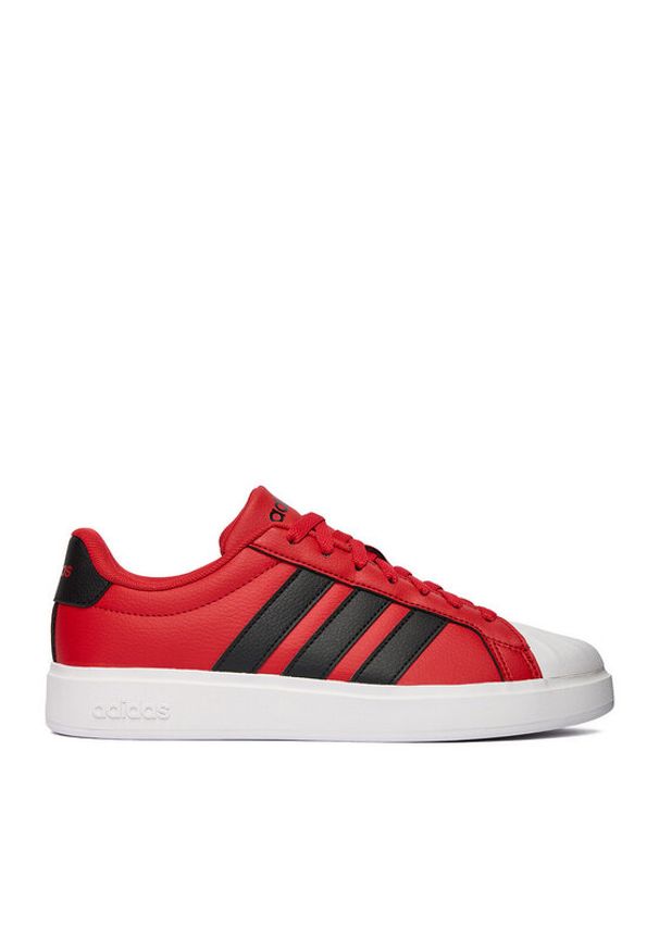 Adidas - adidas Sneakersy C-STREETTALK JP9412 Czerwony. Kolor: czerwony. Materiał: skóra