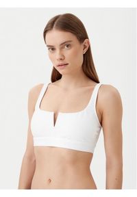 Lauren Ralph Lauren - LAUREN RALPH LAUREN Góra od bikini 20408135 Biały. Kolor: biały. Materiał: syntetyk