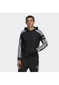 Adidas - Squadra 21 Hoodie. Typ kołnierza: kaptur. Kolor: biały, czarny, wielokolorowy