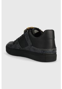 Guess sneakersy TRANI kolor czarny FM7TRA FAB12. Nosek buta: okrągły. Zapięcie: sznurówki. Kolor: czarny. Materiał: guma #2