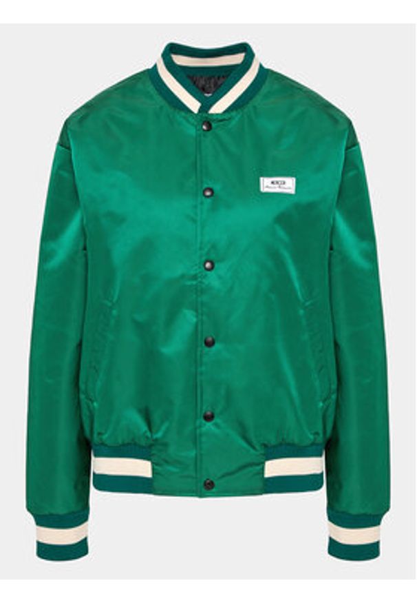 Mercer Amsterdam Kurtka bomber Unisex The Re-Varsity MEAP231010 Zielony Relaxed Fit. Kolor: zielony. Materiał: syntetyk