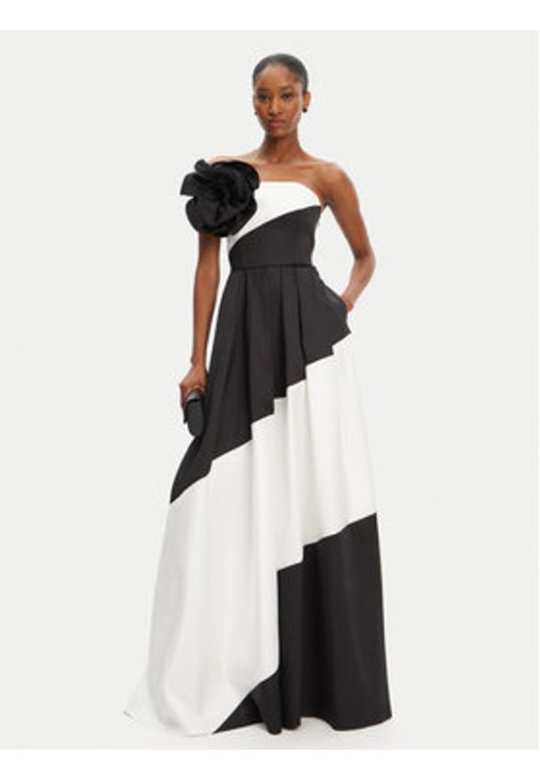 Babylon Sukienka wieczorowa S00873 Czarny Regular Fit. Kolor: czarny. Materiał: syntetyk. Styl: wizytowy