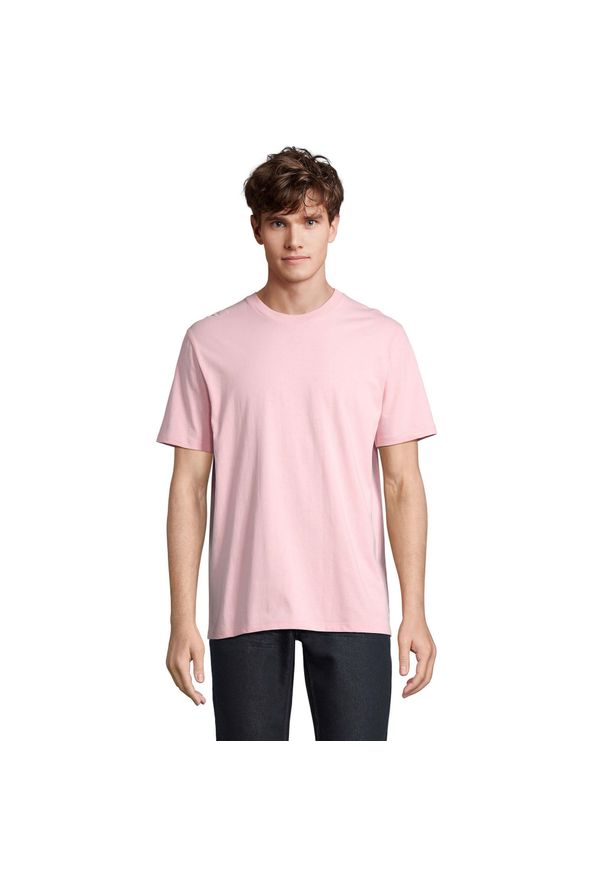 SOL'S - Koszulka Organiczna Unisex Dla Dorosłych Legend. Kolor: różowy. Sport: turystyka piesza