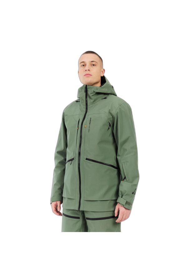 Kurtka narciarska 3 w 1 Protest Duty 3L. Kolor: zielony. Sezon: zima. Sport: narciarstwo