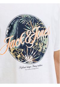 Jack & Jones T-Shirt Honolulu 12288088 Biały Regular Fit. Kolor: biały. Materiał: bawełna #3