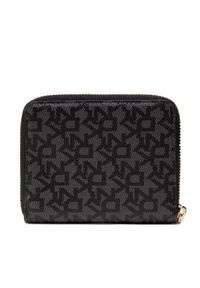 DKNY Duży Portfel Damski Bryant Sm Zip Aroun R831J656 Czarny. Kolor: czarny. Materiał: skóra