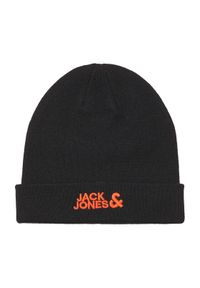 Jack & Jones - Jack&Jones Czapka 12092815 Czarny. Kolor: czarny. Materiał: syntetyk