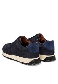Clarks Sneakersy Radwell Tie 26186565 Granatowy. Kolor: niebieski. Materiał: skóra, zamsz #7