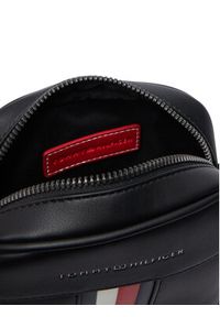 TOMMY HILFIGER - Tommy Hilfiger Saszetka Th Metro Mini Reporter AM0AM14518 Czarny. Kolor: czarny. Materiał: skóra #5