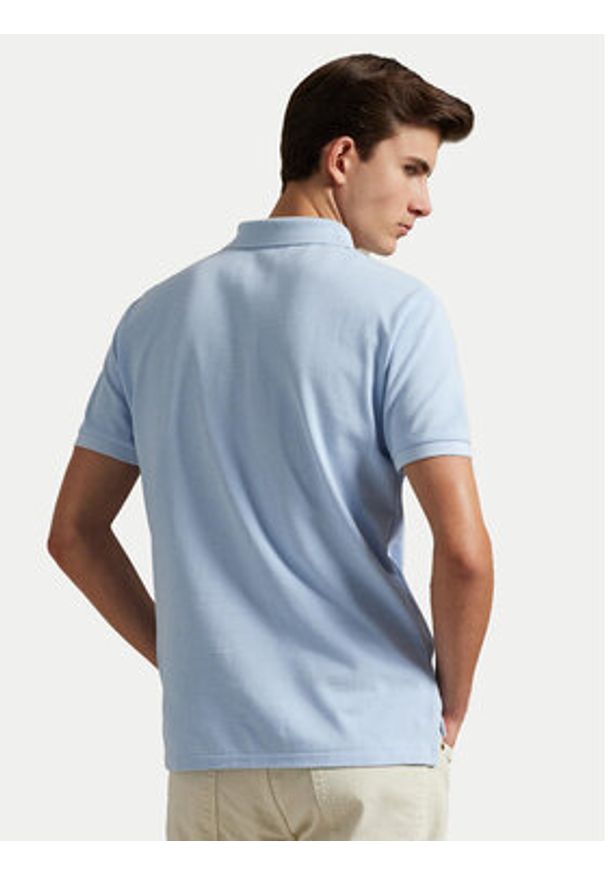 Polo Ralph Lauren Polo 710536856475 Granatowy Regular Fit. Typ kołnierza: polo. Kolor: niebieski. Materiał: bawełna