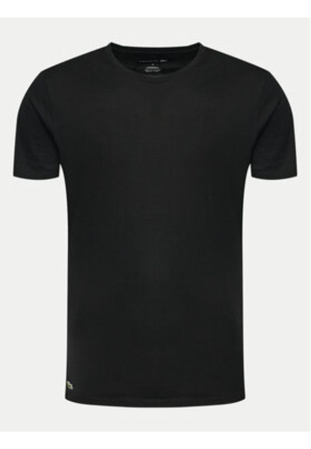Lacoste Komplet t-shirtów TH9010 Czarny Regular Fit. Kolor: czarny. Materiał: bawełna