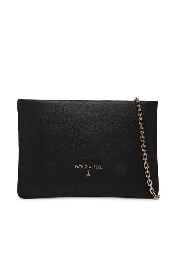Patrizia Pepe Torebka 8B0335/L001-K103 Czarny. Kolor: czarny. Materiał: skórzane