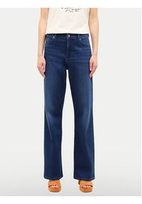 Mustang Jeansy Madison 1016596 Granatowy Wide Fit. Kolor: niebieski