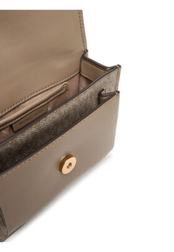 MICHAEL Michael Kors Torebka Claire 32R5GC7C1V Beżowy. Kolor: beżowy. Materiał: skórzane