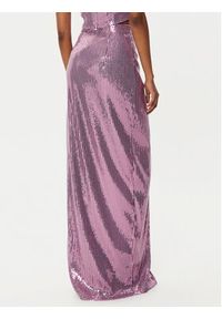 Fracomina Spódnica maxi FQ24WG3001W66701 Fioletowy Slim Fit. Kolor: fioletowy. Materiał: syntetyk