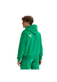 Diadora - Bluza DIADORA HOODIE MANIFESTO. Kolor: zielony