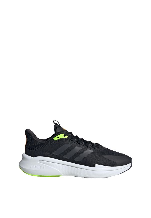 Adidas - AlphaEdge + Shoes. Kolor: czarny, szary, wielokolorowy, żółty. Materiał: materiał. Sport: turystyka piesza