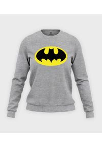 MegaKoszulki - Bluza klasyczna damska Batman Scratched. Materiał: bawełna. Długość: długie. Wzór: motyw z bajki. Styl: klasyczny #1