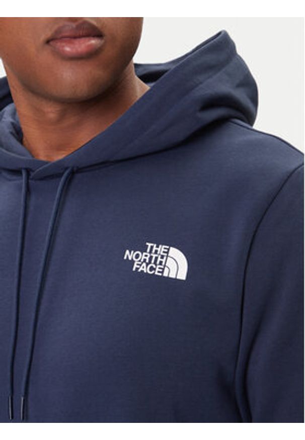 The North Face Bluza Simple Dome NF0A89FC Granatowy Regular Fit. Kolor: niebieski. Materiał: bawełna, syntetyk