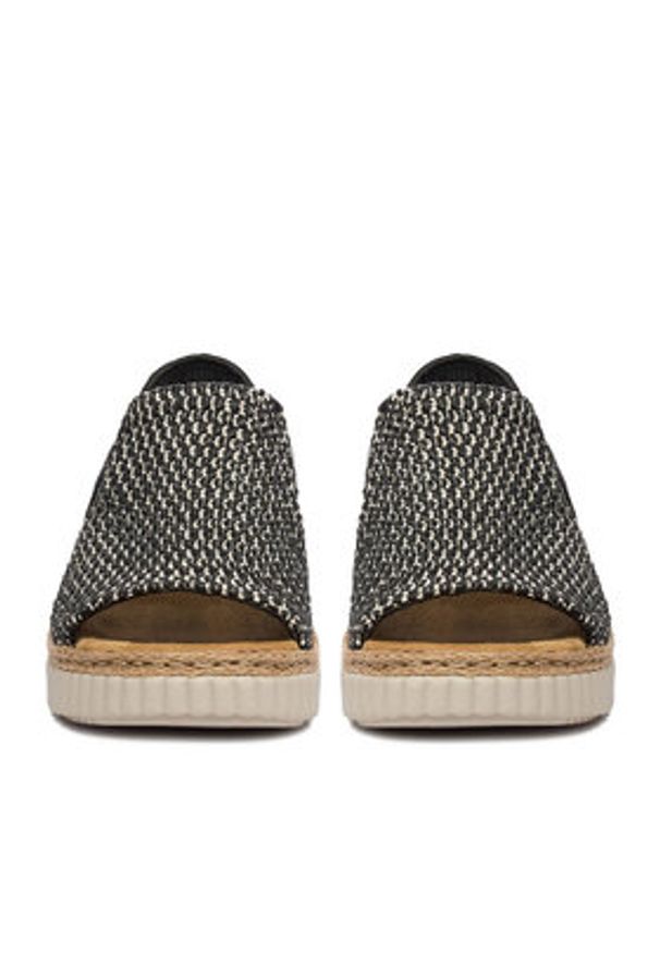 Rieker Sandały CEO-69276-00 Czarny. Kolor: czarny. Materiał: materiał