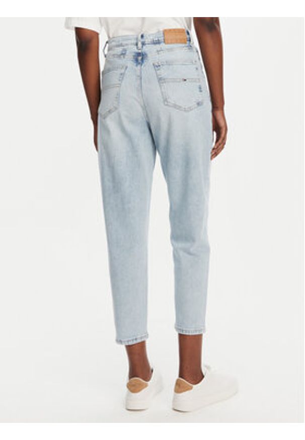 Tommy Jeans Jeansy DW0DW20656 Niebieski Mom Fit. Kolor: niebieski