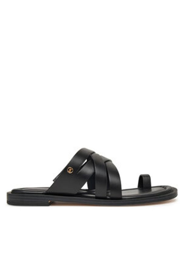 MICHAEL Michael Kors Japonki Nora 40S5NOFS1L Czarny. Kolor: czarny. Materiał: skóra