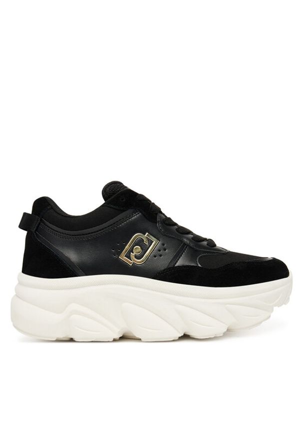 Liu Jo Sneakersy Steffy 01 BF5061 P0304 Czarny. Kolor: czarny. Materiał: zamsz, skóra