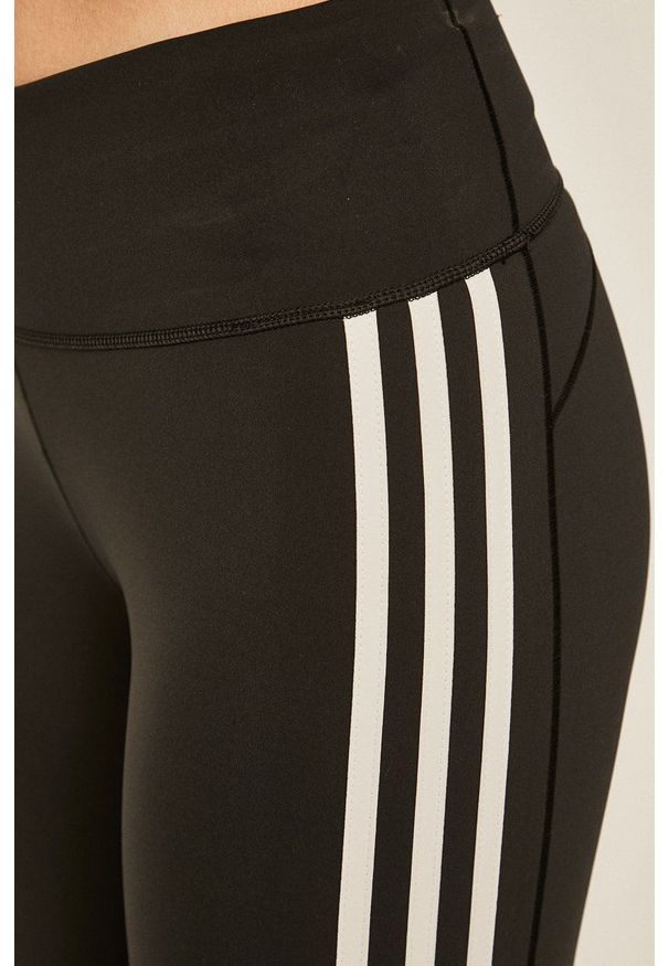 adidas Performance - Legginsy. Kolor: czarny. Materiał: dzianina