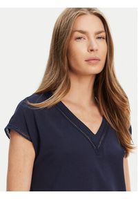 Tatuum Sukienka codzienna Kokena T2509.210 Granatowy Regular Fit. Okazja: na co dzień. Kolor: niebieski. Materiał: bawełna. Typ sukienki: proste. Styl: casual #3