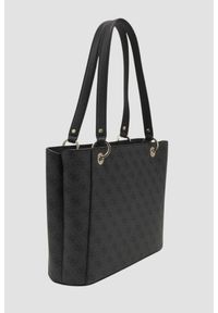 Guess - GUESS Szara shopperka damska Noelle Tote. Kolor: szary. Materiał: skórzane #4