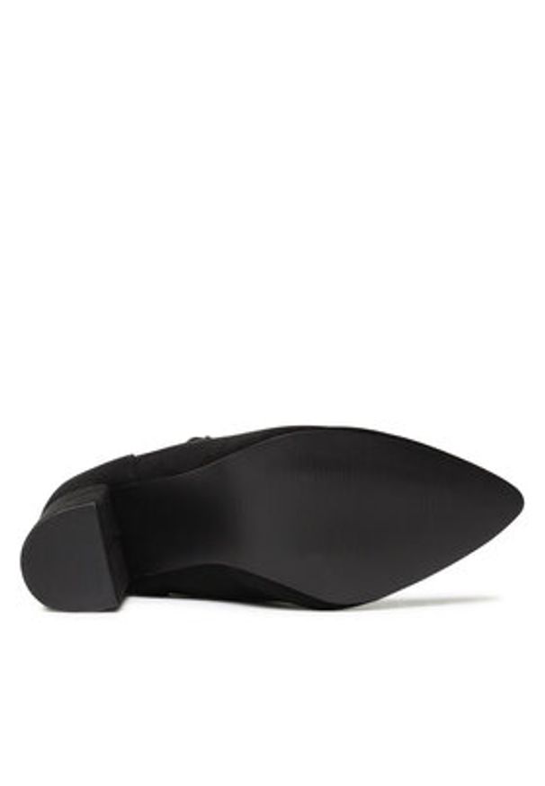 DeeZee Botki WYL2299-10 Czarny. Kolor: czarny. Materiał: materiał