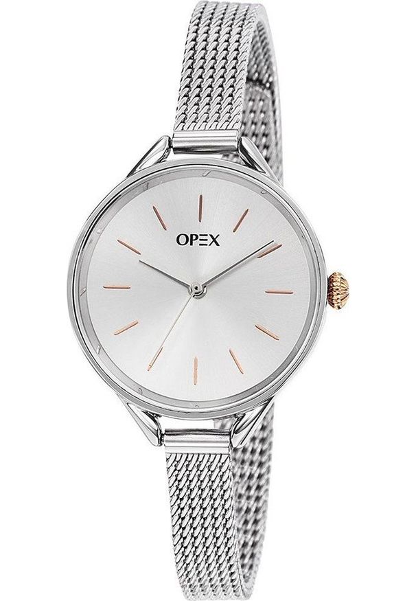 Zegarek Opex Zegarek damski Opex X4051MA1 srebrny. Kolor: srebrny