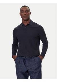 Bugatti Polo 8130-85030D Granatowy Regular Fit. Typ kołnierza: polo. Kolor: niebieski. Materiał: bawełna #1
