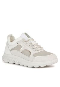 Geox Sneakersy D Spherica D26NUC 02277 C1209 Biały. Kolor: biały. Materiał: skóra