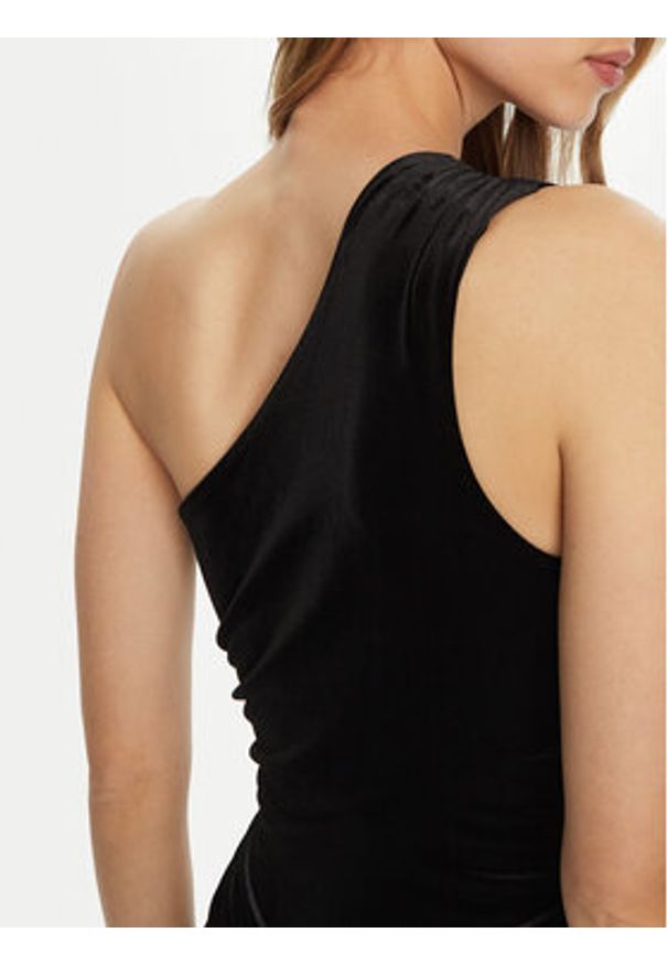 Guess Kombinezon W5RD71 KCM62 Czarny Classic Fit. Kolor: czarny. Materiał: syntetyk