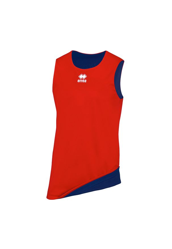 ERREA - Errea Chicago Tank Top Podwójny Jr Tank Top Dzieci. Kolor: czerwony. Długość rękawa: bez rękawów. Sport: koszykówka