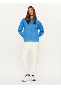 Champion Bluza Hooded Sweatshirt 116677 Niebieski Custom Fit. Kolor: niebieski. Materiał: bawełna, syntetyk #4